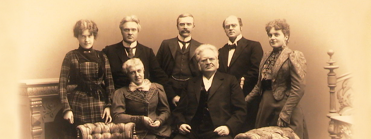 Bjørnstjerne Bjørnson med familie